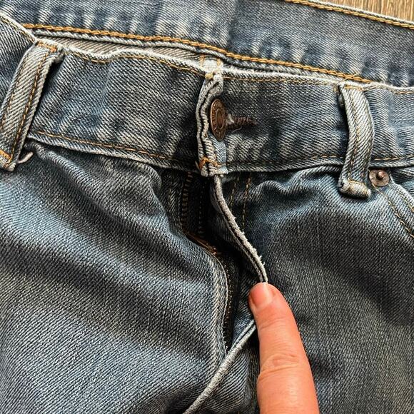 Levi Strauss & Co Mens Straight Jeans Mid-Rise Denim Medium Wash Blue Size 38x30 - Picture 8 of 11